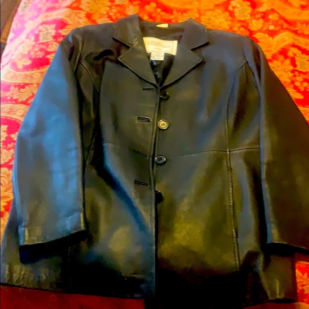 100%  genuine leather jacket